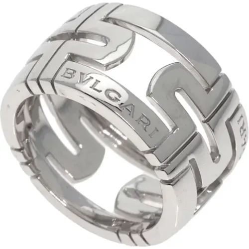 Pre-owned Silver rings , female, Sizes: ONE SIZE - Bvlgari Vintage - Modalova