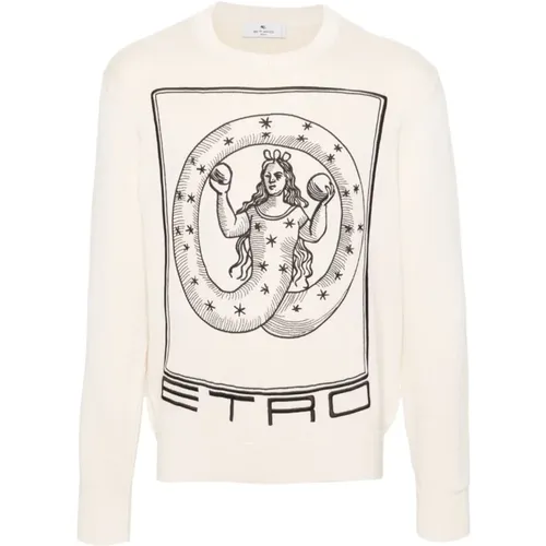Embroidered Sweater , male, Sizes: L, S - ETRO - Modalova