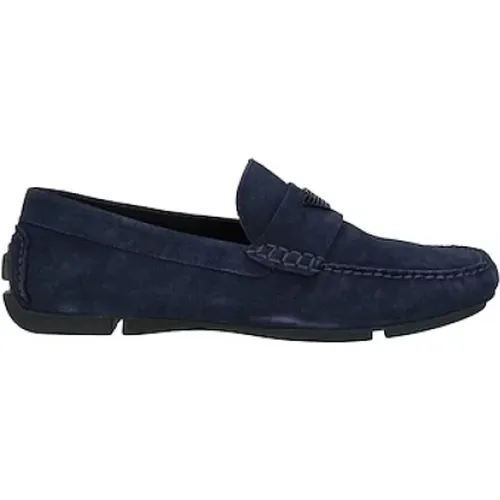 Stylish Loafers for Men , male, Sizes: 6 UK - Emporio Armani - Modalova