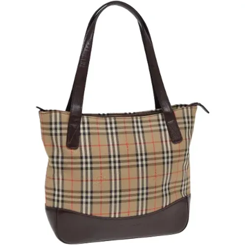 Pre-owned Canvas totes , female, Sizes: ONE SIZE - Burberry Vintage - Modalova