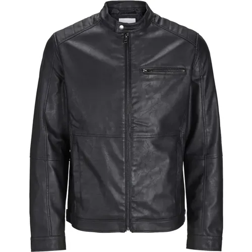 Urban Bikerjacke , Herren, Größe: S - jack & jones - Modalova