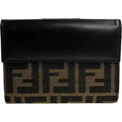 Pre-owned Leather wallets , female, Sizes: ONE SIZE - Fendi Vintage - Modalova