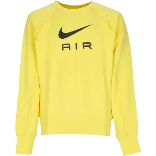 Lightweight Crewneck Sweatshirt Air French Terry , male, Sizes: L - Nike - Modalova