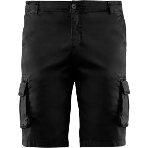 Cargo Bermuda Shorts in Stretch Gabardine , male, Sizes: W38, W32, W36, W29, W40, W33, W31, W34 - BomBoogie - Modalova