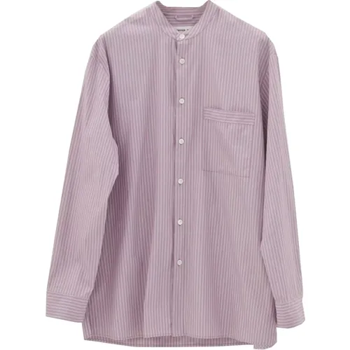 Lilac Stripe Cotton Shirt , female, Sizes: M, S - Birkenstock - Modalova