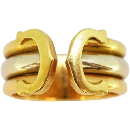 Pre-owned Metal rings , female, Sizes: ONE SIZE - Cartier Vintage - Modalova