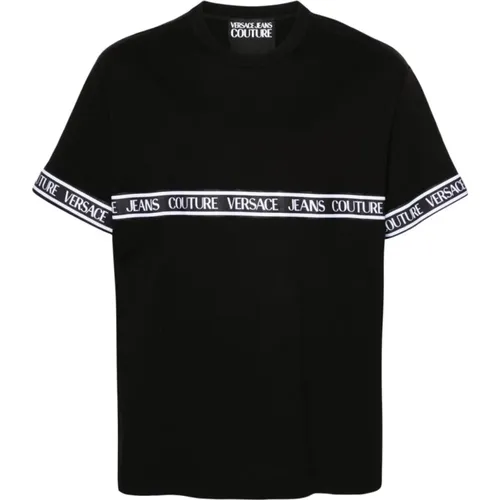 Mens Clothing T-Shirts Polos Ss24 , male, Sizes: M, XL, 2XL, L, S - Versace Jeans Couture - Modalova