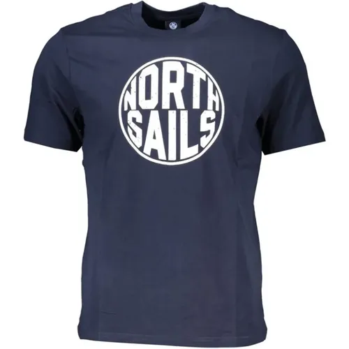 Bedrucktes Logo-T-Shirt , Herren, Größe: XL - North Sails - Modalova
