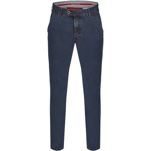 High-Stretch-Denim Flat Front Hose mit Thermolite-Isolierung - club of comfort - Modalova