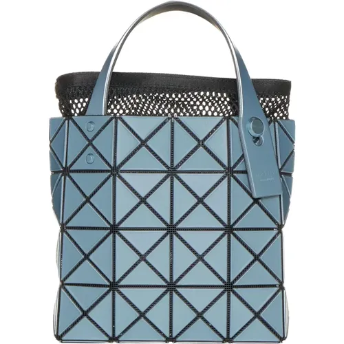 Geometrisches Muster Metallic Blaue Tasche - Issey Miyake - Modalova