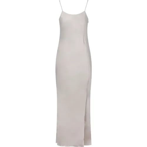 Chateau Grey Slip Kleid , Damen, Größe: XS - Calvin Klein - Modalova