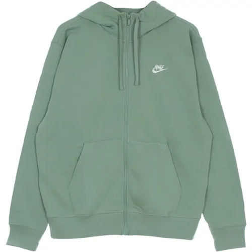 Sportswear Club Hoodie Full Zip , Herren, Größe: L - Nike - Modalova