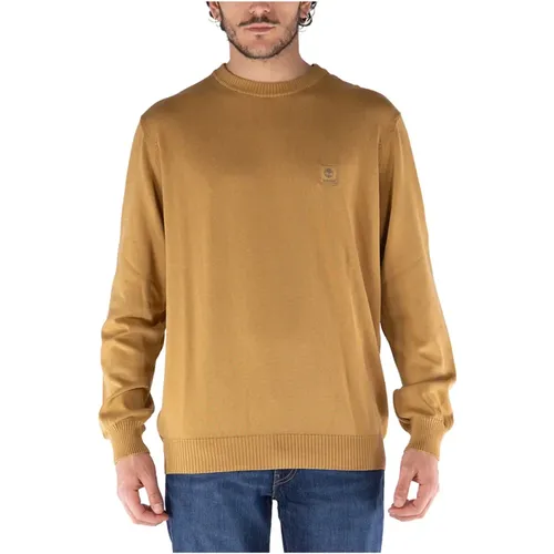 Beige Casual Sweater , Herren, Größe: 2XL - Timberland - Modalova