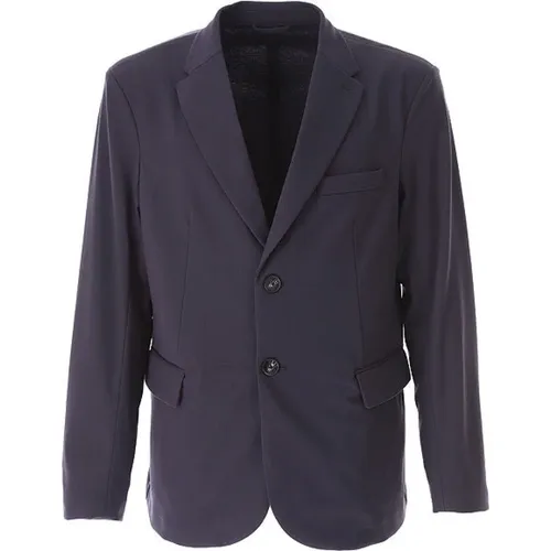 Men's Clothing Blazer Navy Ss24 , male, Sizes: 3XL, S, XL, M, 2XL - Emporio Armani - Modalova
