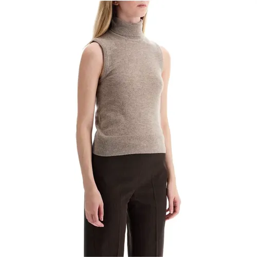 Ärmellose Hochgeschlossene Wollpullover , Damen, Größe: XS - Filippa K - Modalova