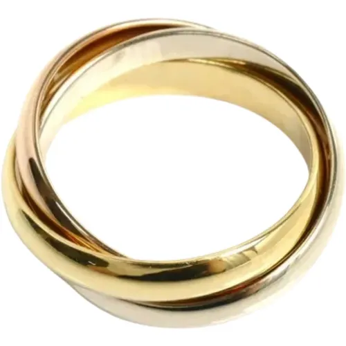 Pre-owned Gold rings , female, Sizes: ONE SIZE - Cartier Vintage - Modalova