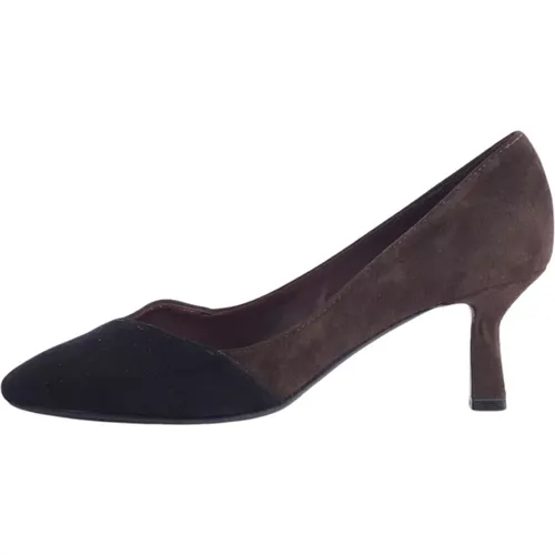 Flat shoes decolté 3 colours 5 cm heel , female, Sizes: 7 1/2 UK, 8 UK, 5 1/2 UK - L'arianna - Modalova