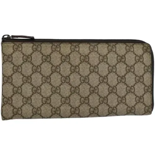 Pre-owned Cotton wallets , female, Sizes: ONE SIZE - Gucci Vintage - Modalova