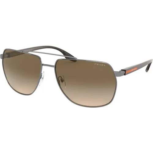 Sunglasses Linea Rossa SPS 55V , male, Sizes: 62 MM - Prada - Modalova