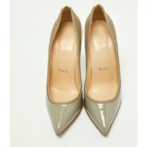 Pre-owned Leather heels , female, Sizes: 2 1/2 UK - Christian Louboutin Pre-owned - Modalova