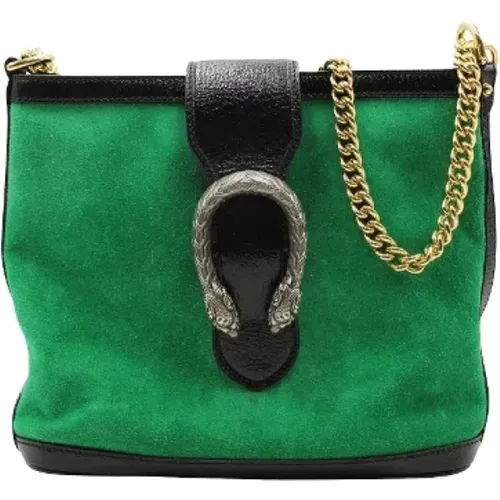 Pre-owned Suede gucci-bags , female, Sizes: ONE SIZE - Gucci Vintage - Modalova