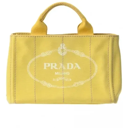 Pre-owned Canvas prada-bags , female, Sizes: ONE SIZE - Prada Vintage - Modalova