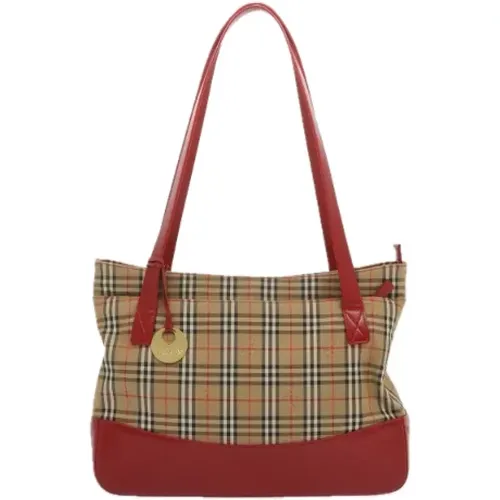 Pre-owned Canvas totes , female, Sizes: ONE SIZE - Burberry Vintage - Modalova