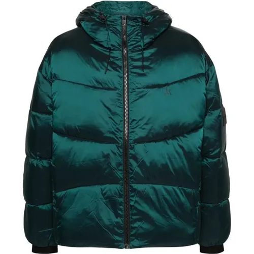 Ripstop Puffer Down Jacket , male, Sizes: 2XL, M, L, XL - Calvin Klein Jeans - Modalova