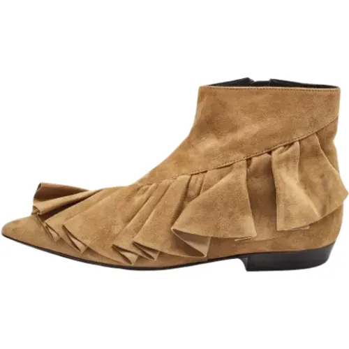 Pre-owned Suede boots , female, Sizes: 3 UK - JW Anderson Pre-owned - Modalova