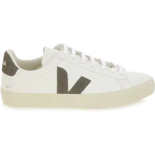 Weiße Ledersneakers Campo Modell - Veja - Modalova