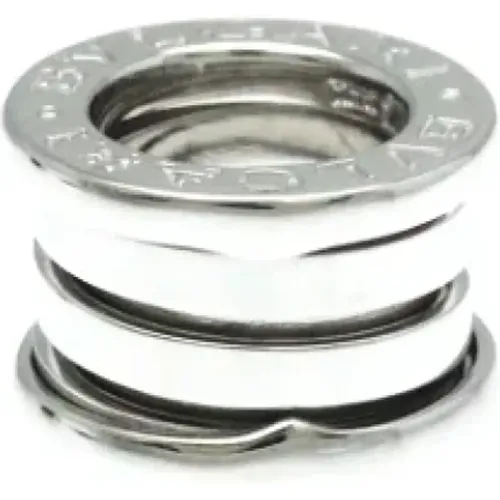 Pre-owned White Gold rings , female, Sizes: ONE SIZE - Bvlgari Vintage - Modalova