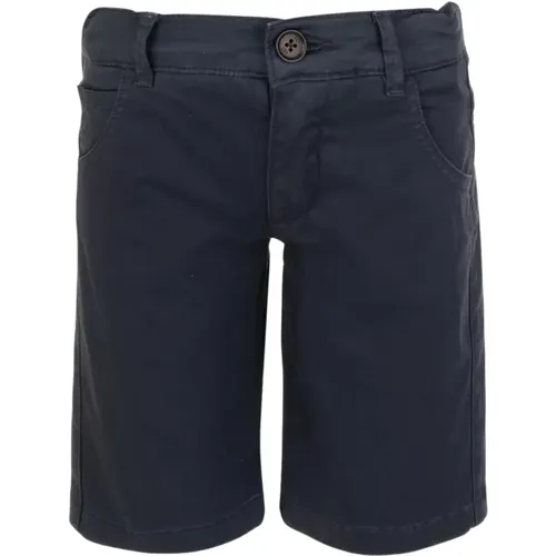 Blaue Bermuda Shorts mit 5 Taschen - Fay - Modalova
