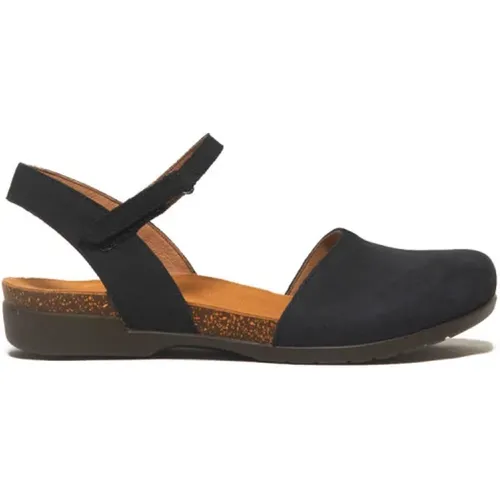 Schwarze Nabuk Rowan Sportliche Sandalen , Damen, Größe: 37 EU - Dansko - Modalova