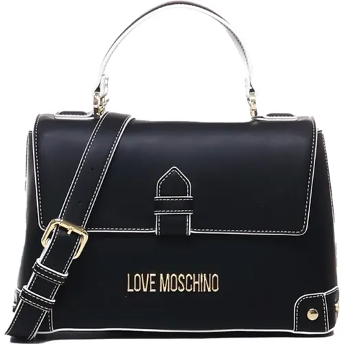 Shoulder Bag with Flap Closure , female, Sizes: ONE SIZE - Love Moschino - Modalova