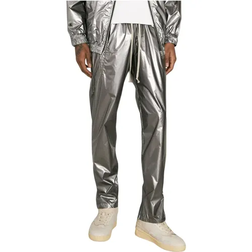 Folienbeschichtete bestickte Track Pants , Herren, Größe: L - Rick Owens - Modalova