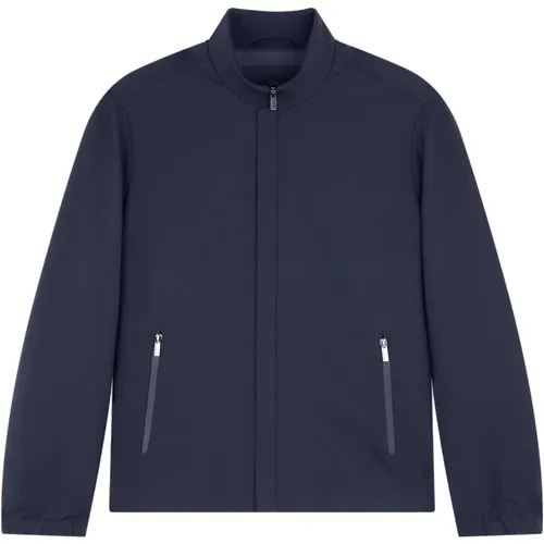 Marineblaue Jacke aus Nylon und Elastan - PAUL & SHARK - Modalova