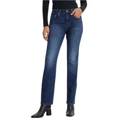 Levi's, High-Rise Gerades Jeans , Damen, Größe: W27 L32 - Levis - Modalova