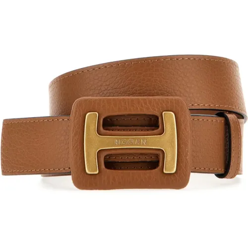 Leather Belts , female, Sizes: 80 CM, 90 CM - Hogan - Modalova