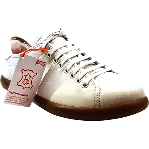 Weiße englische Schuhe mit Soller Sohlen - Camper - Modalova