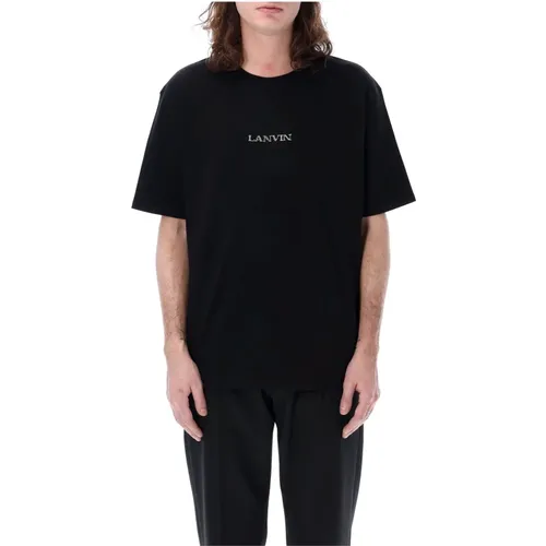 Logo T-Shirt , male, Sizes: M - Lanvin - Modalova