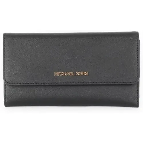 Jet Set Travel Leather Wallet Clutch , female, Sizes: ONE SIZE - Michael Kors - Modalova