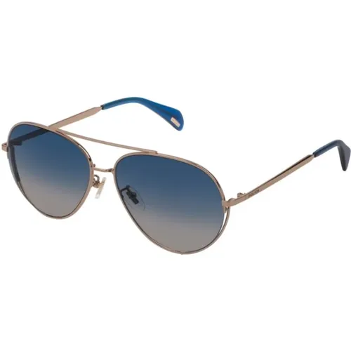 Sonnenbrille mit Geheimnisvollem Rahmen , Damen, Größe: 57 MM - Police - Modalova