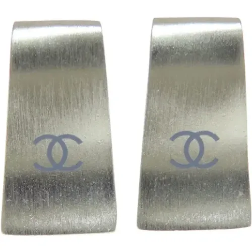 Pre-owned Metal earrings , female, Sizes: ONE SIZE - Chanel Vintage - Modalova