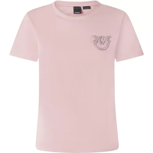 Nambrone T-Shirt , Damen, Größe: M - pinko - Modalova