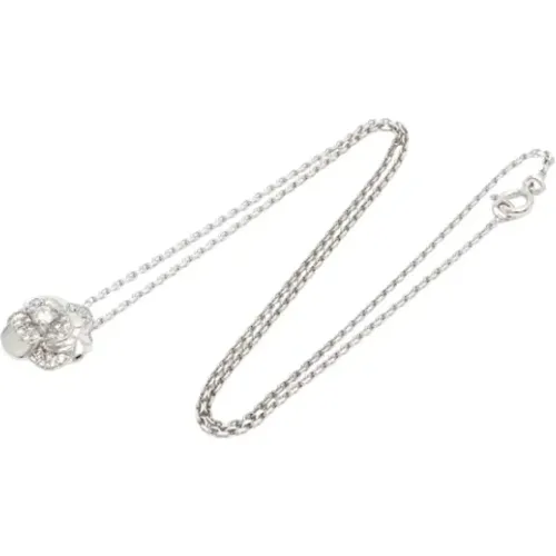 Pre-owned White Gold necklaces , female, Sizes: ONE SIZE - Chanel Vintage - Modalova