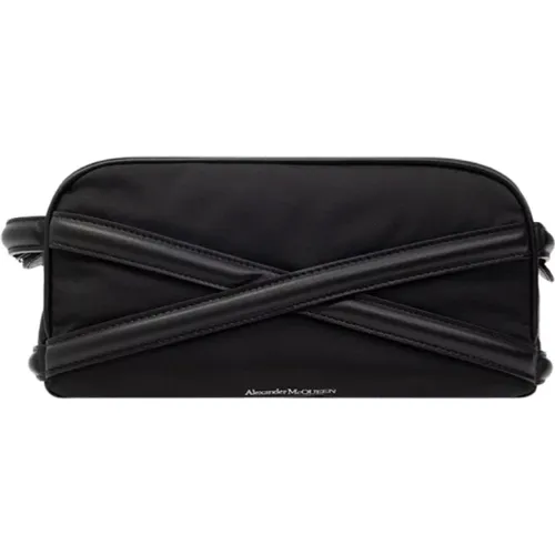 Wash bag with logo , male, Sizes: ONE SIZE - alexander mcqueen - Modalova