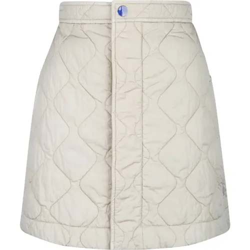Quilted Mini Skirt , female, Sizes: XS, 2XS - Burberry - Modalova