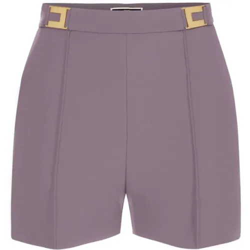 Violet Trousers for Women Aw23 , female, Sizes: S - Elisabetta Franchi - Modalova