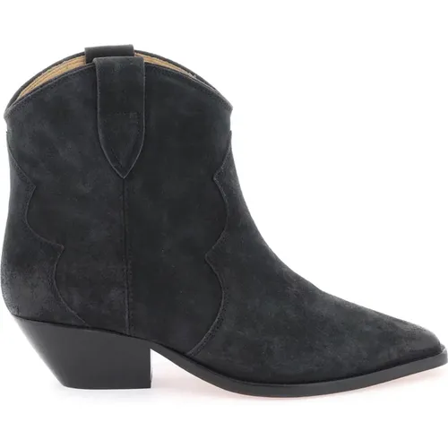 Western Style Suede Ankle Boots , female, Sizes: 3 UK, 2 UK, 4 UK - Isabel marant - Modalova