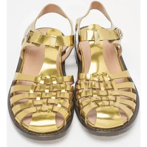 Pre-owned Leather sandals , female, Sizes: 5 1/2 UK - Marni Pre-owned - Modalova